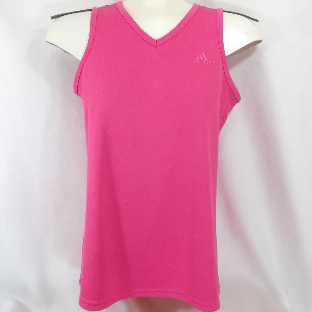 adidas PINK tank top ladies small